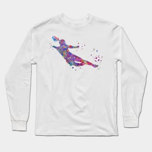 Girl Soccer Player Long Sleeve T-Shirt